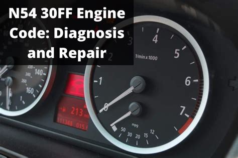 9c6c bmw|BMW N54 30FF Engine Fault Code .